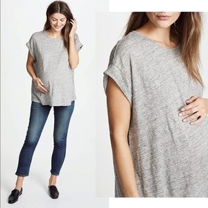 HATCH Relaxed Grey Maternity Tee